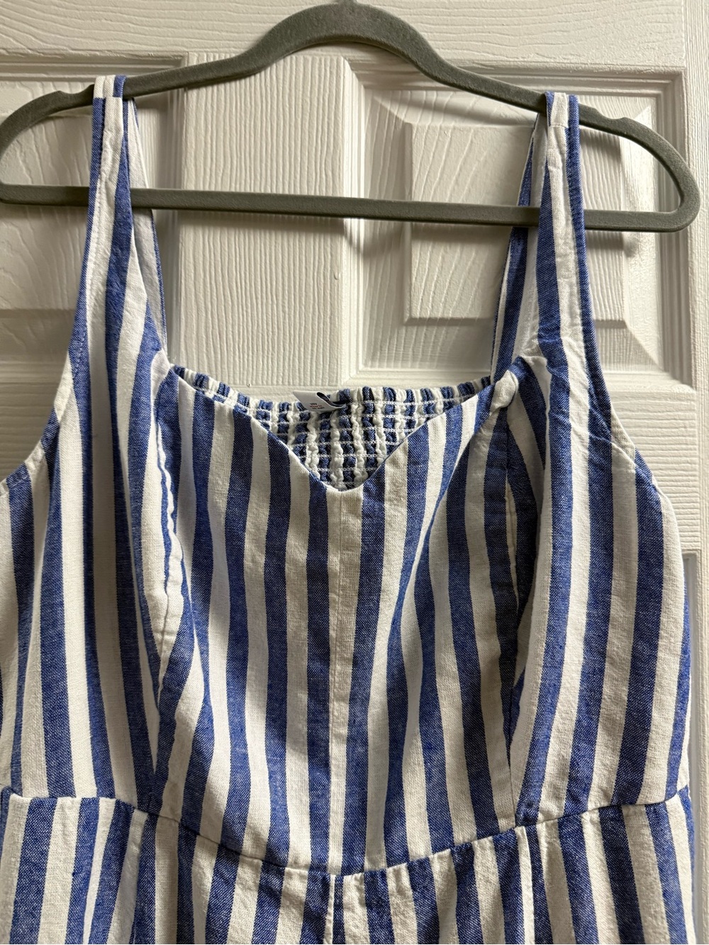 Old Navy Fit and Flare Linen Blend Striped Mini Dress Size 2X - Picture 5 of 12